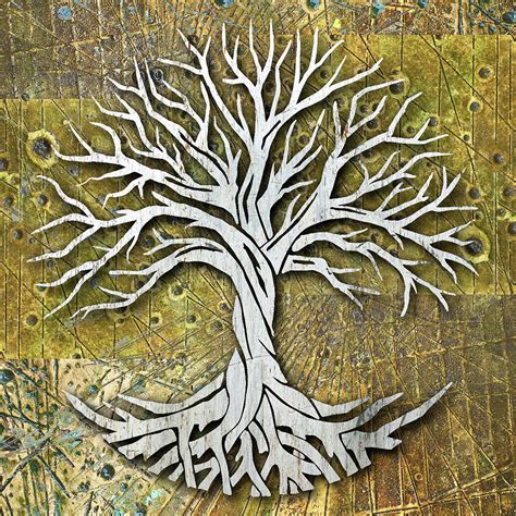 yggdrasil celtic tree  life norse mythology painting  tony rubino