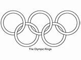 Coloring Olympics Pages Winter Flags Popular sketch template