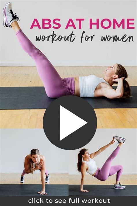ab exercises  women video nourish move love