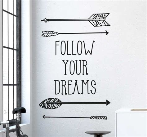 Tenvinilo Vinilo Decorativo Follow Your Dreams Flechas En 2021