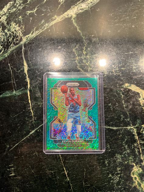 kevin durant  prizm green shimmer price guide sports card investor