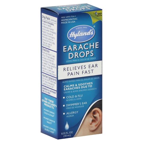 hylands earache drops  fl oz  ml
