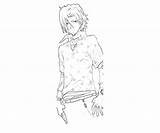 Hitman Reborn Gokudera Hayato Profil Katekyo Coloring Pages sketch template