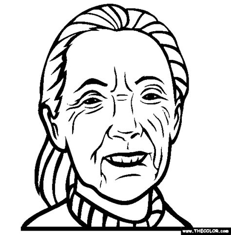 famous people  coloring pages page