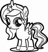 Pony Coloring Little Pages Friends Getcolorings Color sketch template