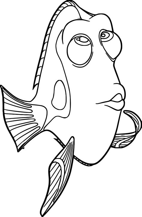 finding dory coloring pages  wecoloringpagecom