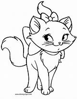 Marie Coloring Pages Disney Aristocats Cat Clipart Book Para Colorir Gatinha Printable Library Popular Funstuff Disneyclips Comments sketch template