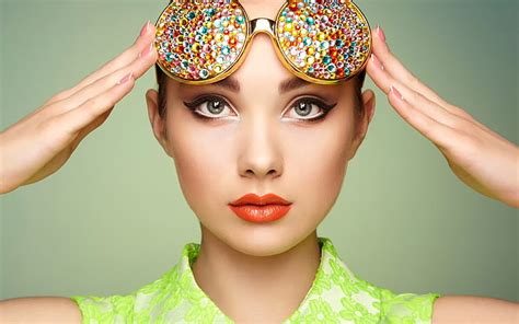 hd wallpaper beautiful brunette girl makeup indian headdress
