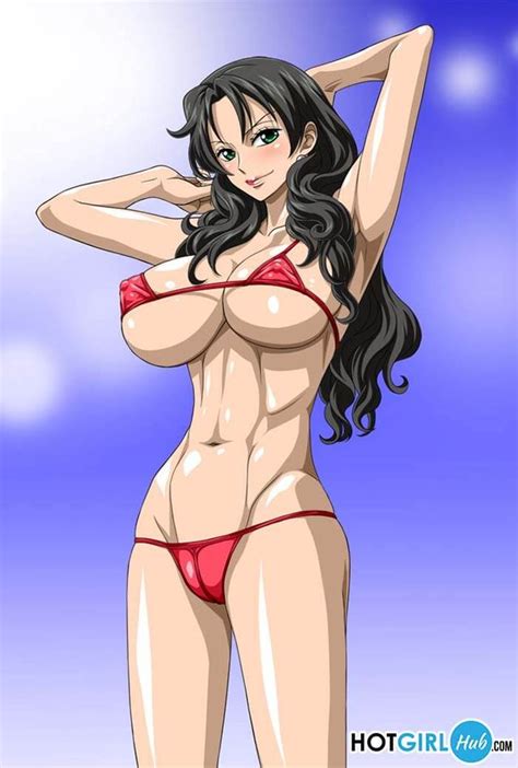 One Piece Hentai Alvida In Micro Bikini Erect Nipples And