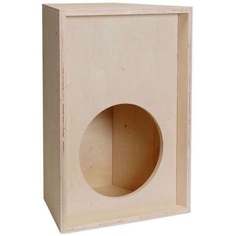 pa knock  trapezoid plywood speaker cabinet   driver