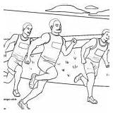 Laufen Leichtathletik Wettkampf sketch template