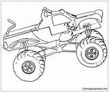 Truck Avenger Coloringpagesonly Jumping sketch template