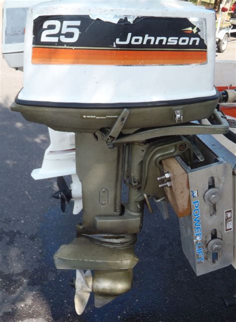 hp johnson electric start outboard  sale