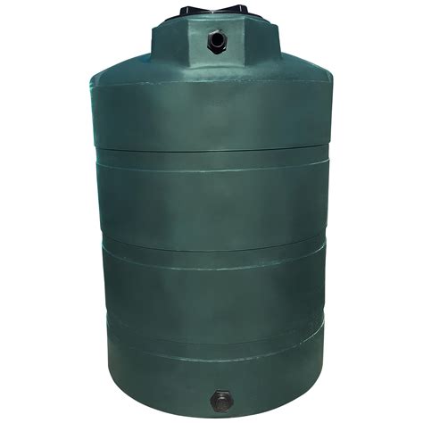 gallon water storage tank green norwesco
