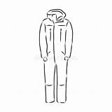 Overalls sketch template