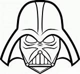 Coloring Vader Darth Helmet Pages Quality High sketch template