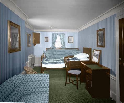 first class stateroom rms aquitania 1914 interior suite home