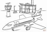 Flughafen sketch template