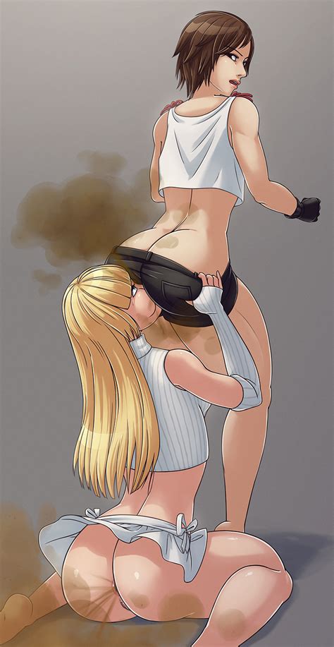asuka and lili fart by zelamir hentai foundry