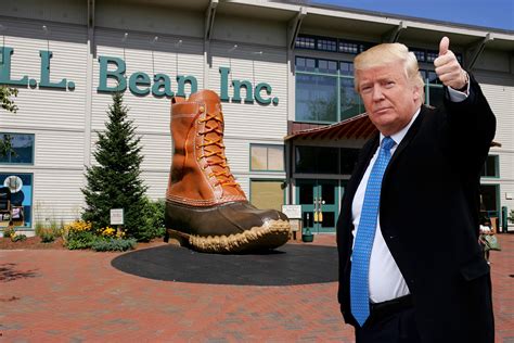 ll bean boycott controversy trump tweets  support   company glamour