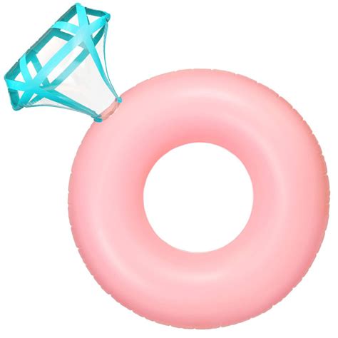 janda homes diamond ring pool float engagement floatie bachelorette pool party swimming outdoor