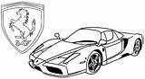 Coloring Ferrari Italy Coloriage Pages Italie Color sketch template
