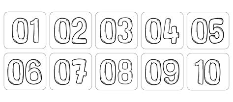 printable number grid   printableecom