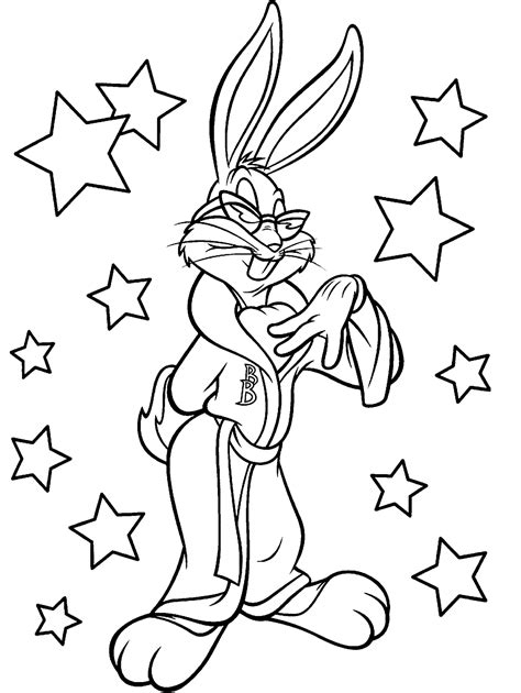 bugs bunny coloring pages coloring pages  print