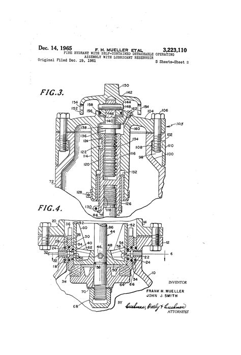 patent  fire hydrant   contained detachable operating assembly