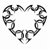 Heart Tribal Tattoo Tattoos Transparent Hearts Clipart Designs Meaning Pluspng Tribales Tattootribes Tatoo Drawings Drawing Cuore Tatuajes Celtic Dibujos Rosa sketch template