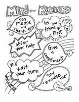 Manners Behavior Coloring Listening Pages Friendship Tips Teacherspayteachers Sold sketch template