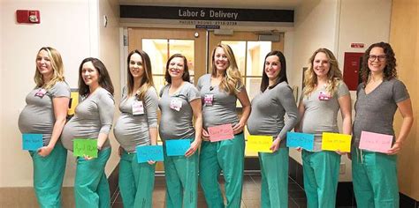 9 maine nurses are all pregnant at the same time