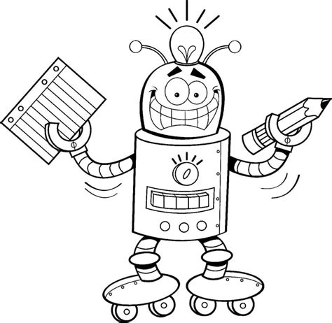coloring pages robots print    large collection