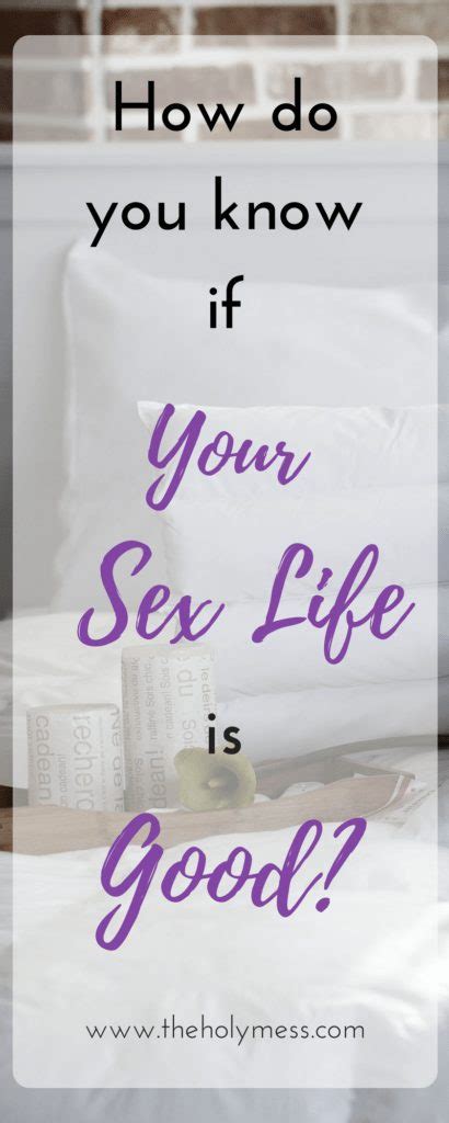 How Do You Know If Your Sex Life Is Good