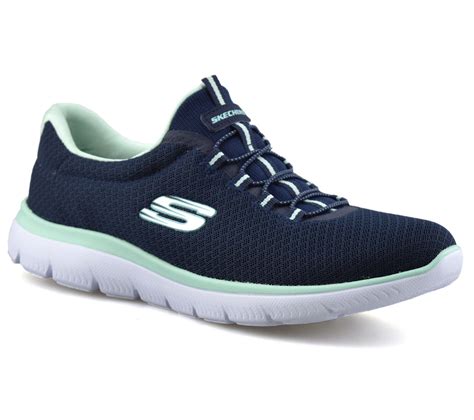 womens skechers summits slip  memory foam walking sports trainers shoes size ebay