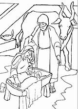Bijbel Kerstplaatjes Jozef Bible Jezus Christmas sketch template