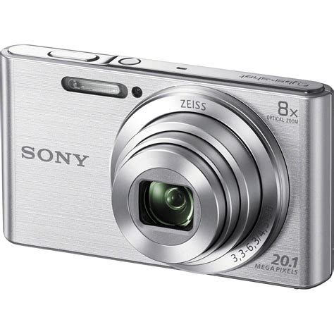 sony dsc  digital camera silver dsc  bh photo video