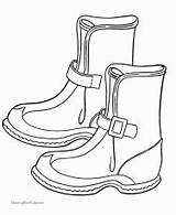 Coloring Pages Printable Hiking Boot sketch template
