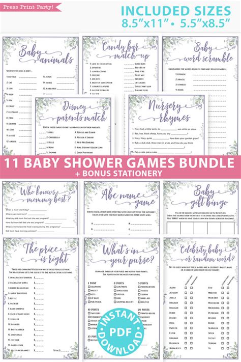 sweet vintage baby shower  press print party