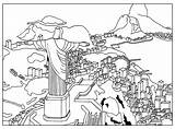 Christ Janeiro Coloriage Pages Redeemer Brazil Coloriages Vue Redempteur Adult Statut Rédempteur Adulte Adultes Justcolor Sheets Nouveau Sofian Habitation sketch template