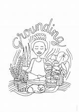 Grounding Colouring sketch template