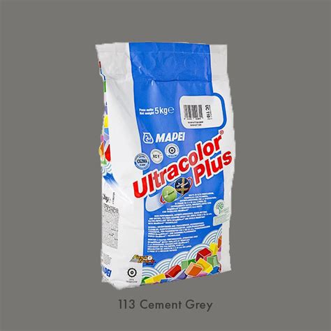 Mapei Ultracolor Plus 113 Cement Grey 5kg Kims Tiling Supplies