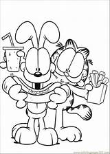 Coloring Garfield Pages Printable Popular sketch template