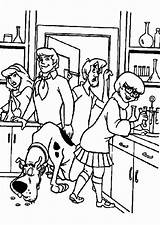 Scooby Doo Kolorowanki Druku Bestcoloringpagesforkids Laboratorium sketch template