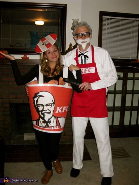 colonel sanders and bucket of fried chicken halloween