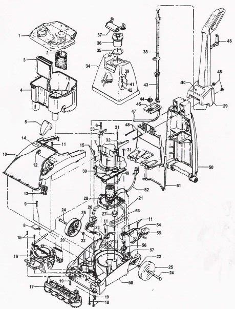 rug doctor mighty pro  parts diagram wiring diagram