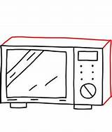 Microwave Drawing Clipartmag sketch template