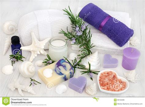 rosemary herb aromatherapy spa stock image image  health