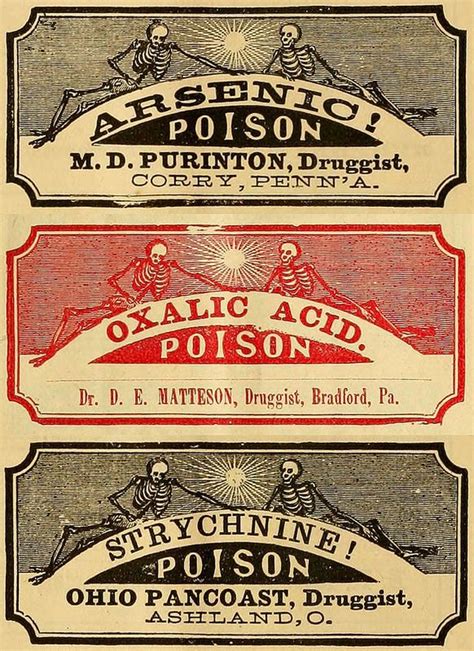 printable vintage poison labels printable word searches