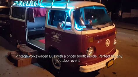 pixie vintage vw bus photo booth youtube